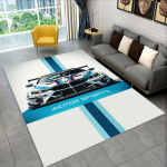 3D E36 lenktyninio automobilio motociklo kilimas kilimas svetainei miegamojo dekoras, vaikai žaidžia neslystantis dekoravimas sofai durų kilimėlis dovana 60x90cm( 23x35in )