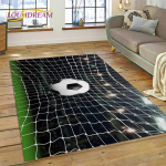 3D futbolo aik&scaron;tės kiliminis kilimėlis, skirtas miegamojo svetainei namų sofos dekoravimui, vaikų žaidimui, didelis dekoro grindų kilimėlis, dovana 60*90cm