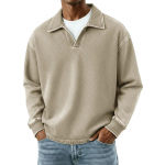 Men's casual hoodie M chaki