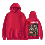 Riboto tiražo El Matador Ilia Topuria Prekės Džemperiai Vyri&scaron;ki Drabužiai Harajuku Retro Palaidinukas Laisvas Fleece Didesnio Dydžio Džemperis Streetwear S