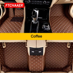 Automobilio grindų kilimėliai Toyota Land Cruiser 100 200 300 Automobilio kilimai Pėdai Coche Aksesuaras 1997-2006 kava