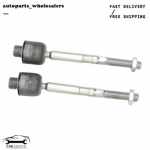 2X High Grade Zinc nickel alloy Front Inner Tie Rod End Kit For 2013-17 Accord