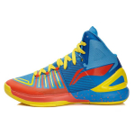 Li Ning Speed 1 Basketball Shoes Unisex Mid top Blue/Red/Yellow ABAJ011-2 42 blue