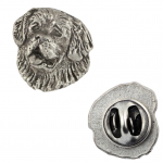 St. Bernard, Saint Bernard, Alpine Mastiff, Bernhardiner - Dog brooch in a gift box, elegant pin, lapel pin for Art-Dog brand jacket sidabras