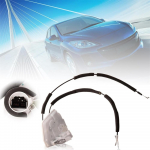 Priekinių kairiųjų vairuotojo durų užrakto fiksatoriaus pavara Tinka MAZDA 3 2010-2013