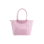 Longchamp Le Pliage Green Vienspalvė Siuvinėtas Logotipas Spaudė Atvartas Užtrauktukas Uždarymas Didelė Rankinė Moteri&scaron;kos Didelės Rankinės Rožinė 1899919P75 Basic Set (Bag)