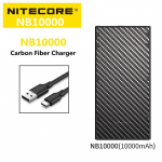 NITECORE NB10000 Ne&scaron;iojama i&scaron;orinė baterija 10000mAh Anglies pluo&scaron;to PD/QC3.0 20W Greitas įkrovimas iPhone Huawei Žibintuvėliui