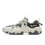 FILA Running Abrasion Resistant Moisture Wicking Lightweight Low top Running Shoes Men's White Gray F12M442115FAG 41 white