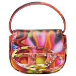 DIESEL Mados Tendencija Odinė Pečių Tote Rankinė Mini Moteri&scaron;kos Rankinės Daugiaspalvė P01100PR400-H9730 Basic Set (Bag+Dust Bag)