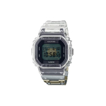 Casio G-Squad G-Shock 40-ojo jubiliejaus Clear Remix 200M atsparumas vandeniui Kvarcinis mechanizmas Derva Nerūdijančio plieno apyrankė Vyri&scaron;ki laikrodžiai Juodas DWE-5640RX-7JR Black Dial black