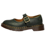 Dr. Martens Gėlių Mary Jane Odiniai Patogūs Storas Padas Moteri&scaron;ki Batai Žali 42391300 39 gray