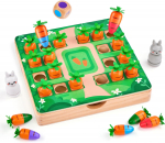 Medinis atminties žaidimas, Montessori žaislas nuo 3 4 metų, Atminties &scaron;achmatai Vaikų intelektuali &scaron;achmatų lenta, Kelioniniai stalo žaidimai nuo 3 - 8 metų Wooden