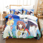 Little Busters! Patalynės Komplektas Antklodės Užvalkalas Pagalvių Užvalkalai Vienvietis Dvigulis Karalienės Karaliaus Berniukas Mergaitė Vaikai Lovos Patalynė 3D Spausdinimas Anime Antklodės Užvalkalų Rinkiniai EU single(135x200cm)