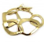 Altesse [L5347] - Bracelet plaqu&eacute; or 'Calypso' dor&eacute; - 35 mm