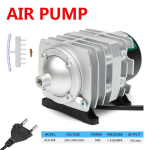 Oro siurblys Aeratorius 25W/30W/35W/45W Elektromagnetinis oro kompresorius Akvariumo deguonies žuvų tvenkinys 30W 55L/min