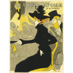 Les Tr&eacute;sors De Lily [A1201] - Plaque m&eacute;tal r&eacute;tro 'Toulouse Lautrec' divan japonais - 40x30 cm