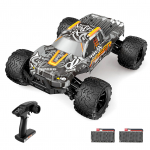 Nuotolinio valdymo automobilis 1/14 2,4 GHz 45 km/h visureigiai visureigiai sunkvežimiai 4WD be&scaron;epetėlis laipiojimo automobilis 2 battery pilka