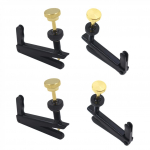 4 vnt./komplektas Metaliniai smuiko priedai, skirti 4/4 3/4 smuikui, metalo stygų reguliatorius, nikeliuotas nuo rūdžių