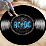 Klasikinės muzikos vinilo plok&scaron;telės apvalus kilimėlis, kilimai svetainės kėdėms dekoruoti, vaiki&scaron;kas &scaron;liaužiantis mink&scaron;tas neslystantis grindų kilimėlis Diameter 150cm