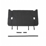 Automobilio galinės bagažinės naminių gyvūnėlių izoliavimo tinklo dangtelio apsauga, skirta Jeep Wrangler JL 2018 up 4 durų versijos i&scaron;orės priedams Cloth