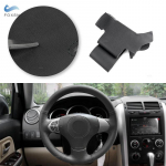 Juodi Automobilio Aksesuarai Perforuotos Odos Vairo Apdaila Suzuki Grand Vitara II 2007 2008 2009 2010 2011 2012