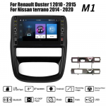 8 colių &bdquo;Renault Duster 1&ldquo;, 2010&ndash;2015 m. &bdquo;Nissan terrano&ldquo; 2014&ndash;2020 m. su mygtuko rankenėle automobiliui &bdquo;Android&ldquo; GPS 1+32 GB