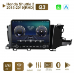 Android automobilinis radijas, skirtas Honda Shuttle 2 2015-2019 su mygtuko rankenėle 10 colių daugialypės terpės grotuvo navigacija GPS Carplay 2+32GB