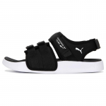 Puma Leadcat City Sandalas Juodas Baltas Unisex Sportbačiai 389079-01 35.5