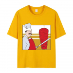 Kar&scaron;tas i&scaron;pardavimas Juokingi &bdquo;Doner Kebab&ldquo; mar&scaron;kinėliai Unisex Street Fashion Oversize mar&scaron;kinėliai Unisex Moteri&scaron;ki &bdquo;Hip Hop Harajuku Pure Cotton&ldquo; mar&scaron;kinėliai 2XL