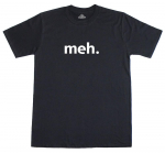 Meh Internet Geek Nerd Divertido Hombre Corte Normal Camiseta Algodon Unisex mar&scaron;kinėliai S