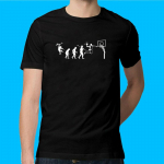 Graphic Evolution Of Basketball Unisex mar&scaron;kinėliai S