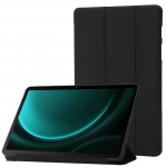 Sulankstomas stovas, magnetinis mink&scaron;tas silikoninis galinis plan&scaron;etinio kompiuterio dangtelis, skirtas Samsung Tab S9 FE S9FE plus smūgiams atsparus dėklas Tab S9 (11 inch) juoda