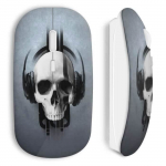 Souris sans Fil T&ecirc;te de mort Music