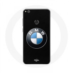 Coque pour Huawei P8 Lite 2017 BMW Logo fond noir