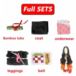 Kamado Nezuko Cosplay Anime Demon Slayer Kimetsu No Yaiba Nezuko Cosplay Kostiumas Perukas Nezuko Demon Slayer Kostiumai Kimono Moterys XXXL-(Full set+wig)