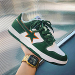 Nauji vyri&scaron;ki ir moteri&scaron;ki laisvalaikio universalūs lentos batai, madingi, patvarūs, patogūs, poros plius dydžio 37-44 sportiniai batai 37 žalia