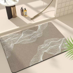 Vonios kilimėlis Tualetas Neslystantis kilimėlis Diatomitinis purvas Vonios durų kilimas Sugeriantis greitai džiūstantis mink&scaron;tas pėdų kilimėlis 40*60cm