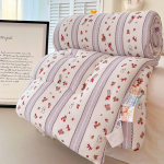 Class A Mother And Baby Grade Soybean Quilt Knitted Cotton Baby Down Quilt Single Double Thickened Fall And Winter Soybean Quilt Core 120*150cm