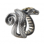 Vyri&scaron;kas Python žiedas Retro atidarymas Reguliuojamas lygus lydinys Gera detalė Individualus pir&scaron;tas Žiedas Vakarėlis Klubas Gyvatės pir&scaron;tų žiedas Vyri&scaron;kas papuo&scaron;alai antikinės sidabrinės spalvos