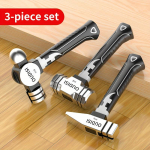 3 dalių, Didelio anglies plieno plaktukų rinkinys - Patvarūs, universalūs medžio apdirbimo ir buitiniai įrankiai 3 pieces/set of claw hammers