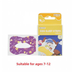 Vaikų miego burnos juosta: Kvėpavimą koreguojantis pleistras, neleidžiantis miegoti atvira burna Medium size 1 box 30 patches