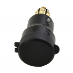 Visi&scaron;kai naujas adapteris BMW Hella 12V-24V 1 vnt. Dalys 4.2A Ki&scaron;tuko priedai Praktinis aliuminio lydinio USB Juodas CHINA