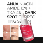 Anua Niacinamidas 10% + TXA 4% Serumas, koreguojantis tamsias dėmes 30ml