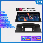Hizpo 2din Android automobilio radijas Multimedijos vaizdo grotuvas BMW 5 serijai E60 E61 E63 E64 3 serijai E90 E91 E92 E93 Stereo GPS Carplay 4G RDS GPS Stereo DVR HC1 1G 32G AI