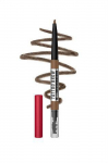 Maybelline Vandeniui atsparus antakių pie&scaron;tukas, su precizi&scaron;ku galiuku, Tattoo Brow 36 val. antakių pie&scaron;tukas, Natūraliai rudas, 0,25 g