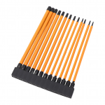 150mm 14in &Scaron;e&scaron;iakampio kotelio atsuktuvų antgalių rinkinys S2 legiruotas plienas T5 T6 T7 T8 T9 T10 T15 T20 T25 T27 T30 T35