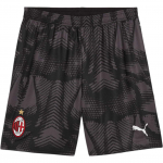 Puma AC Milan Kolekcija SS24 Visas pavir&scaron;ius spausdintas Patogūs Greitai džiūstantys Vidutinio juosmens Sportiniai &Scaron;ortai Vyri&scaron;ki &scaron;ortai Juodi 775124-27 S