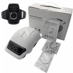 Naujo stiliaus elektrinis kelio masažuoklis, fizioterapija, infraraudonųjų spindulių kelio įtvarai skausmui mal&scaron;inti, alkūnės, kojos reabilitacija, elektrinis kelio masažas balta