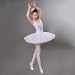 Baleto sijonas suaugusiems su petne&scaron;omis, &scaron;okių tiulio sijonas, tiutiu, Mažojo gulbės kostiumas XXL balta