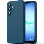 Coque de Protection - BOOLING - Samsung Galaxy A17 4G/5G - Silicone Souple Anti-Rayures Bleu Marine